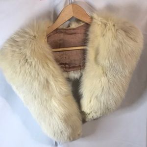 Vintage Fur Shawl Stole